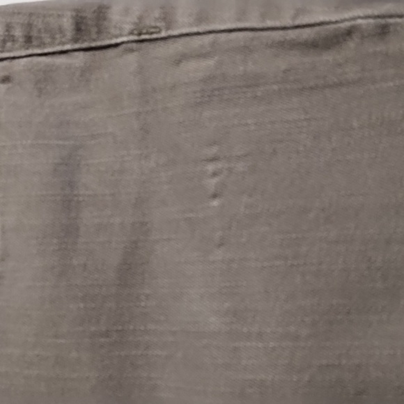 Olive Green Grey Stretch Skinny Jeans with Brass Back Pocket Detail - Picture 6 of 13